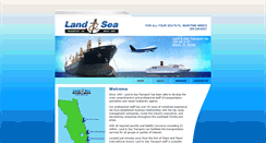 Desktop Screenshot of landandseatransport.net